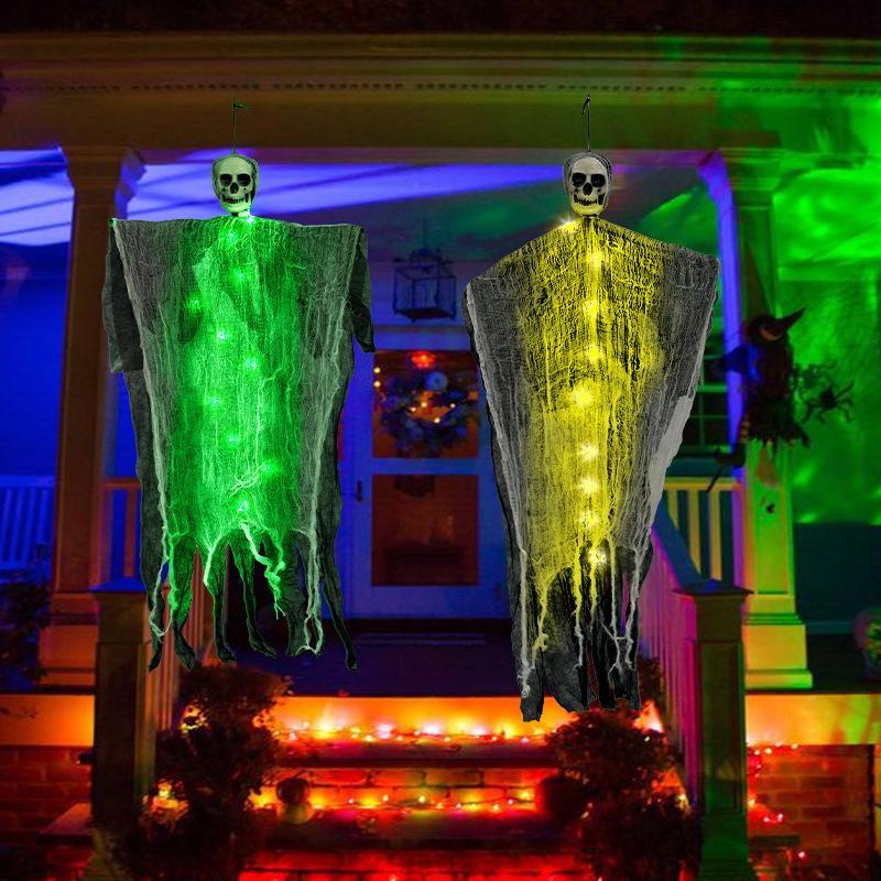 Halloween Decorations Horror Hanging Ghost Skull Skeleton Prop Perfect For Home Outdoor Yard Party Supplies Festival Decorations - The Vibe Haven