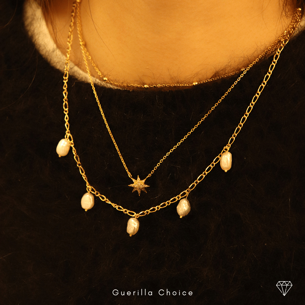 PEARL CHARM 18K GOLD PLATED - The Vibe Haven