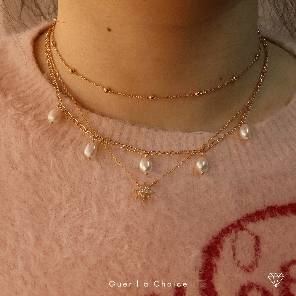 PEARL CHARM 18K GOLD PLATED - The Vibe Haven