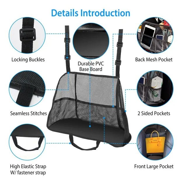 Premium Car Console Organizer & Handbag Holder - The Vibe Haven