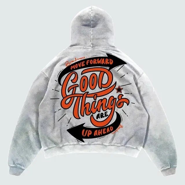 Premium Vintage Printed Hoodie - The Vibe Haven