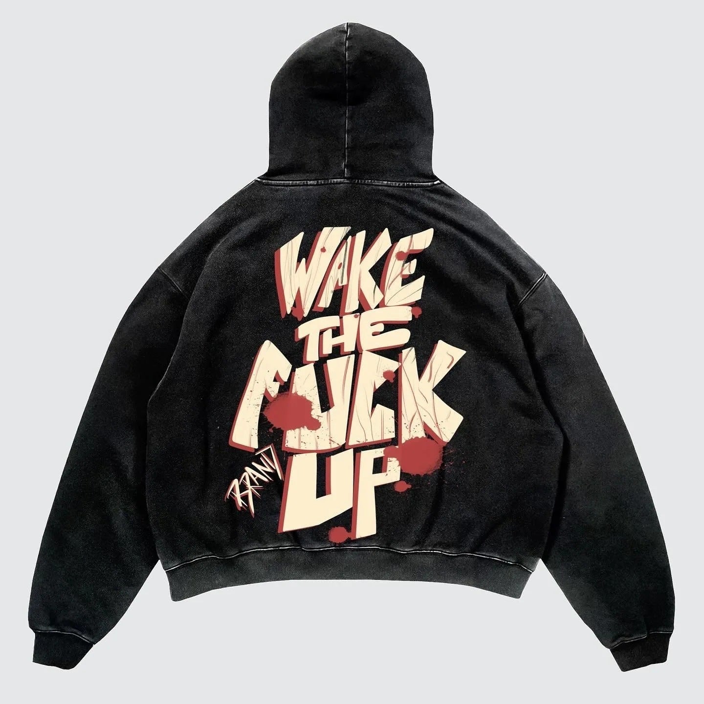 Premium Vintage Printed Hoodie - The Vibe Haven