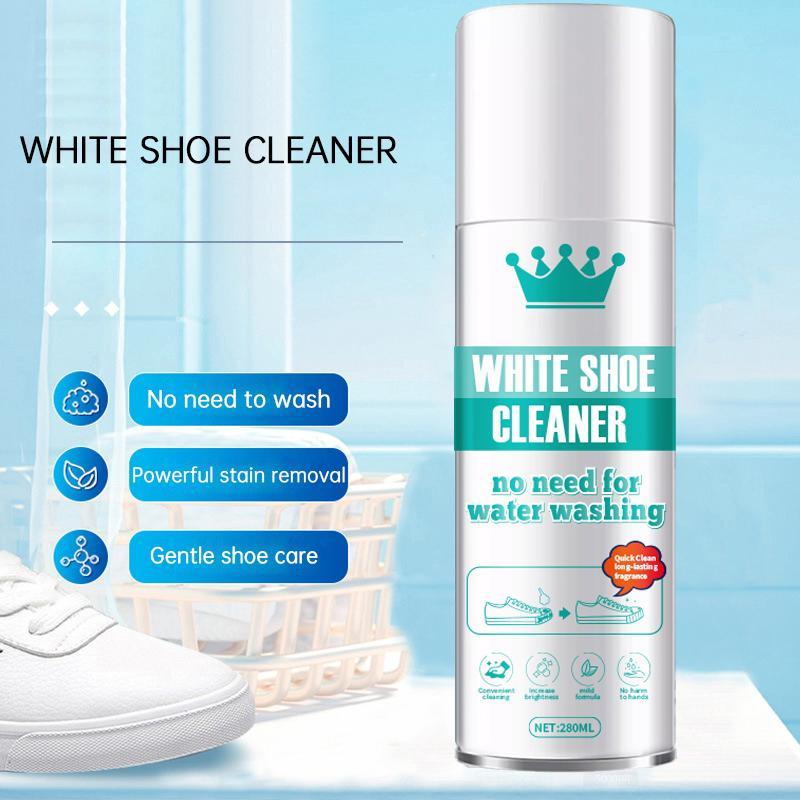 Professional - Grade White Shoe Stain Remover Foam: Formulated to Dissolve Stubborn Oil, Grease, and Ground - In Grass Marks. - The Vibe Haven