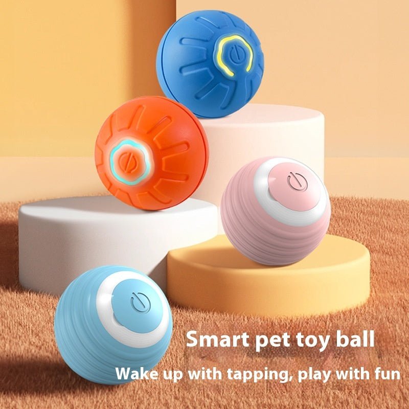Smart Dog Toy Ball Electronic Interactive Pet Toy Moving Ball USB Automatic Moving Bouncing For Puppy Birthday Gift Cat Product - The Vibe Haven
