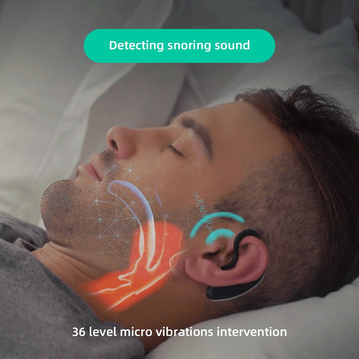 Smart Earset Anti Snoring Device - The Vibe Haven