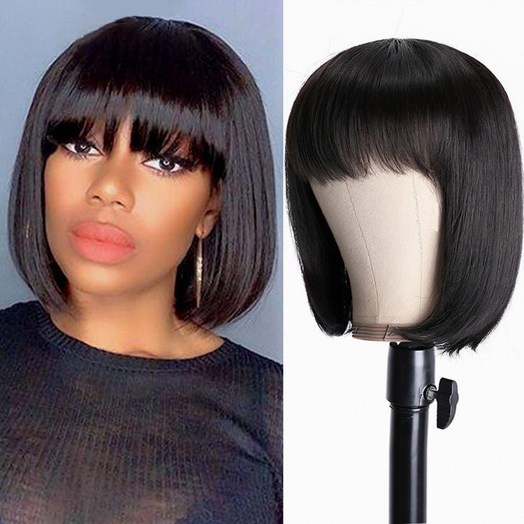 Unice Hair Full Machine Human Hair Wigs For Black Women - The Vibe Haven