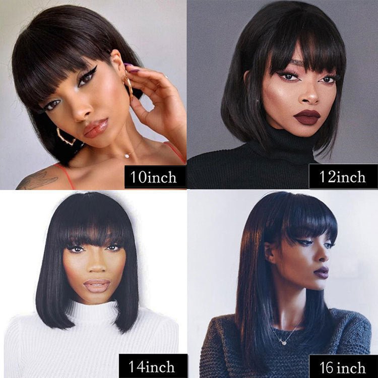 Unice Hair Full Machine Human Hair Wigs For Black Women - The Vibe Haven