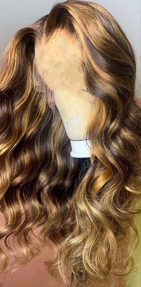 Women's Fashion Foreign Trade Wigs, Long Curly Hair, Chemical Fiber Wigs, Rose Net - The Vibe Haven