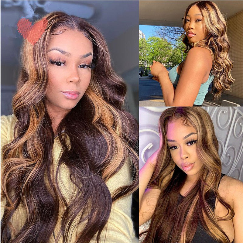 Women's Fashion Foreign Trade Wigs, Long Curly Hair, Chemical Fiber Wigs, Rose Net - The Vibe Haven