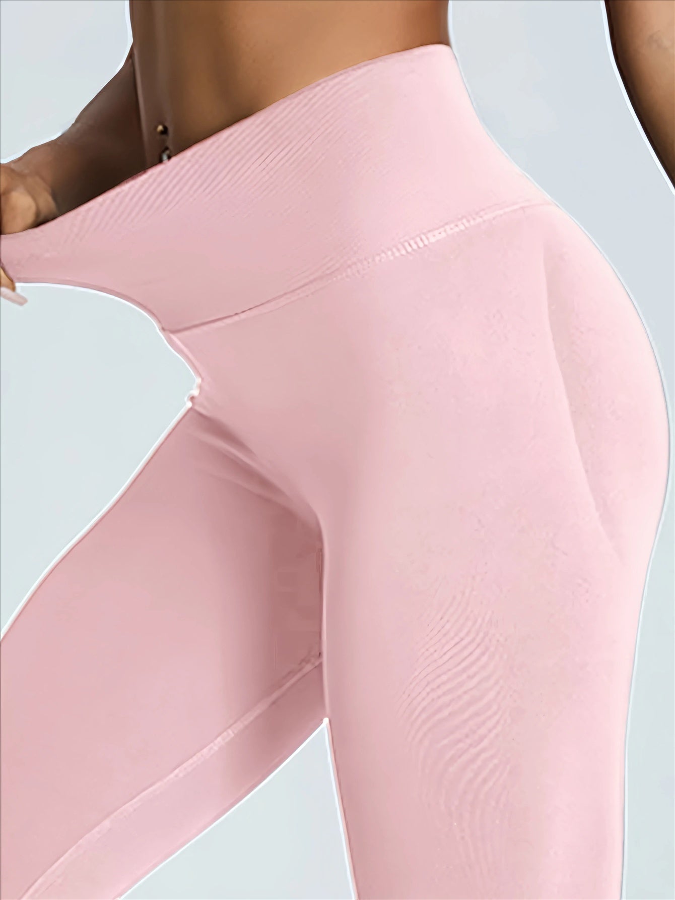 Women's High Waisted Seamless Leggings - Butt Lifting & Tummy Control Yoga Pants, Non - See Through Workout Leggings With Soft Compression, Solid Color Activewear - The Vibe Haven