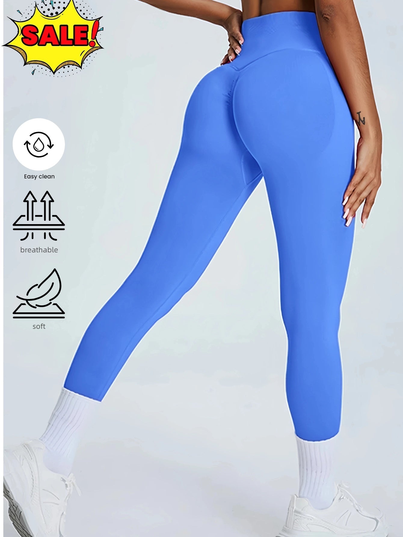Women's High Waisted Seamless Leggings - Butt Lifting & Tummy Control Yoga Pants, Non - See Through Workout Leggings With Soft Compression, Solid Color Activewear - The Vibe Haven