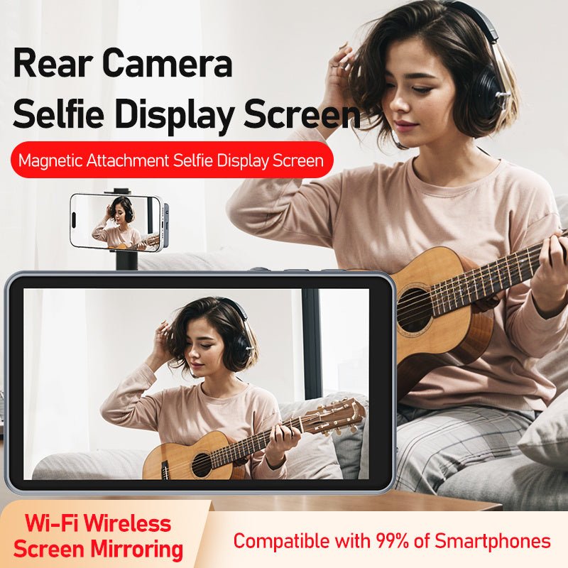 X40A Magnetic Wireless Screen Recorder with HD Display for Creators - The Vibe Haven