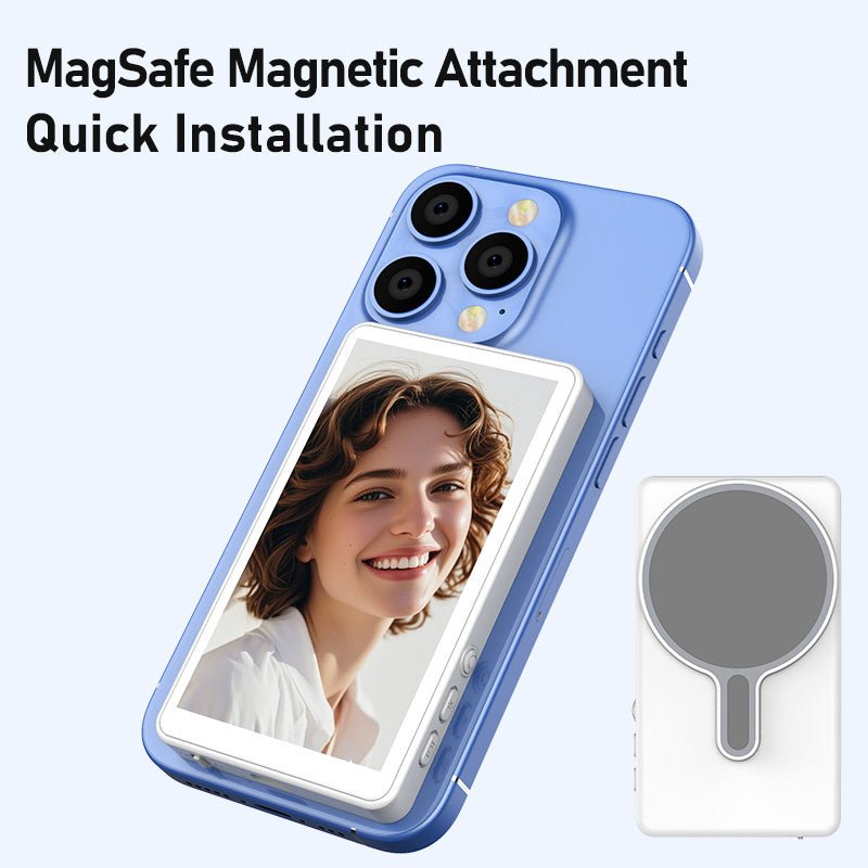 X40A Magnetic Wireless Screen Recorder with HD Display for Creators - The Vibe Haven