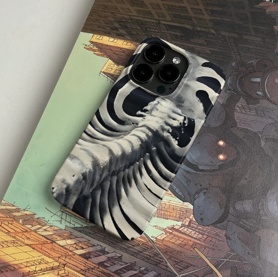 Trendy Retro Art Niche Phone Case For iPhone 11/12/13/14/15/16/ProMax
