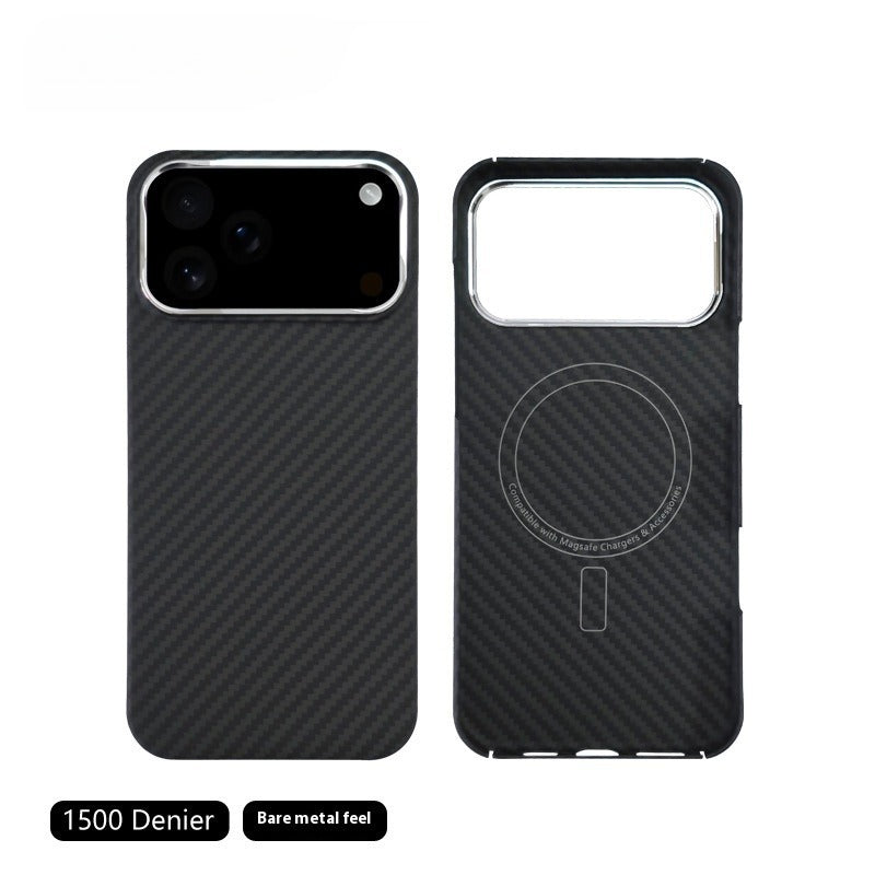 Premium Aramid Carbon Fiber Magnetic Phone Case For iPhone 17 Series