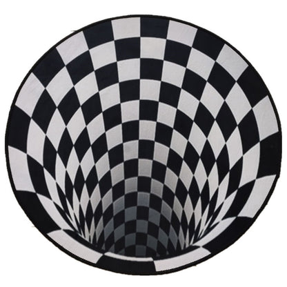 The Vortex Illusion: A 3D Geometric Area Rug