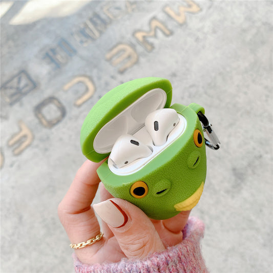 Compatible with Apple, Funny Ultraman Fish Head Headphone Shell