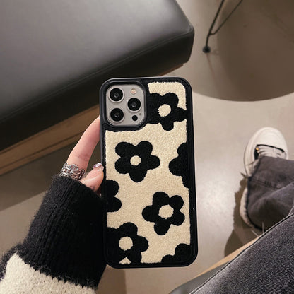 Premium Plush Flowers Phone Cases