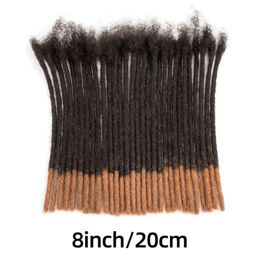 Premium Human Hair Loc Extensions: Customizable & Handcrafted