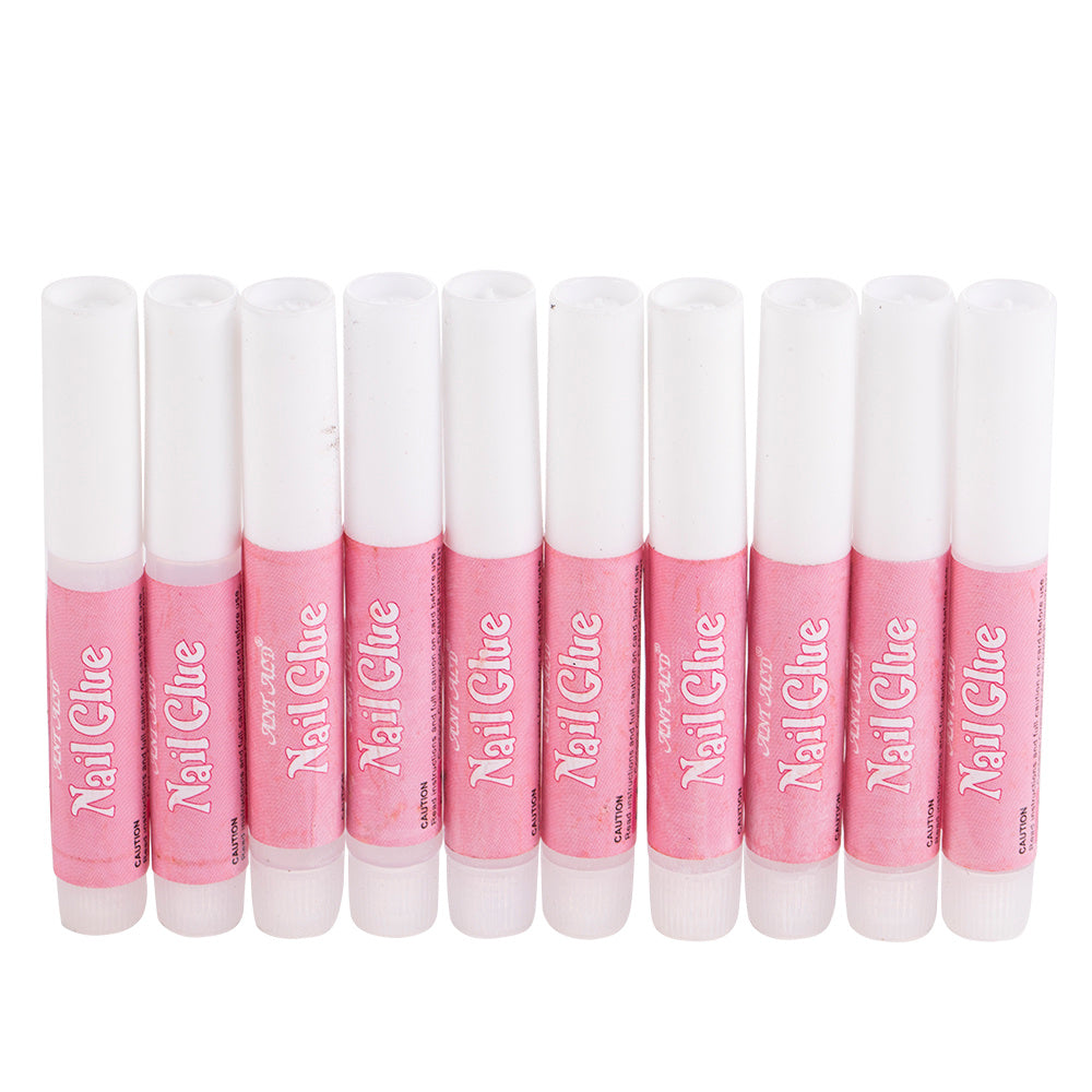 Nail Bond Adhesive: 10-Piece Set for Personal Use