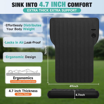 Luxury Inflatable Camping Mattress for Tesla Model Y (and SUVs) - Optimized for Travel & Comfort