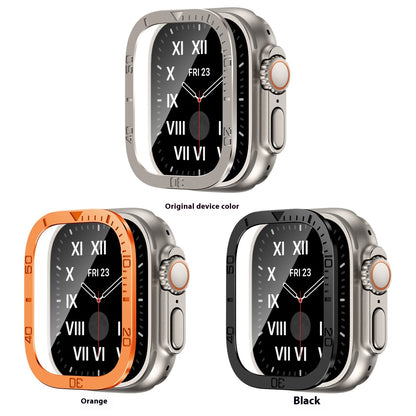 Protective Case for Apple Watch 49mm Digital Metal Frame
