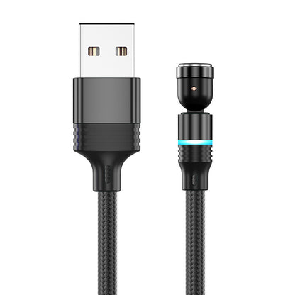 3in1 Charger Type C/Lightning/Android Fast 540 Degree Rotating Magnetic Charging Line