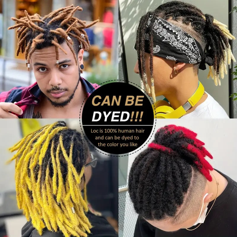 Premium Human Hair Loc Extensions: Customizable & Handcrafted