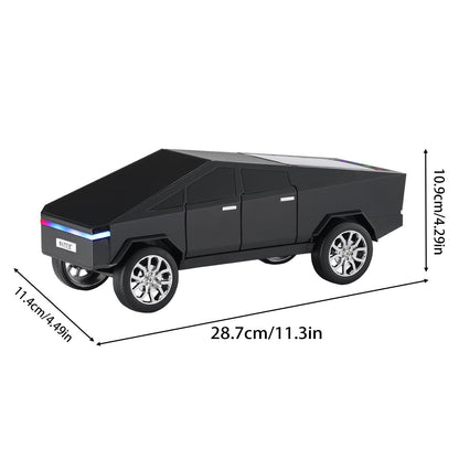 CyberTruck Portable Speaker With Display, WS-580 Bluetooth Pickup, High-definition Sound, TWS Pairing, FM Radio, Built-in Microphone For Hands-free Calls, A Surprising Gift For Car Enthusiasts
