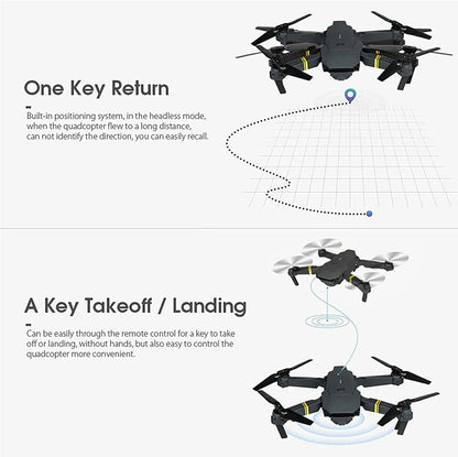 Professional-Grade 4K UHD Dual-Camera Folding FPV Drone
