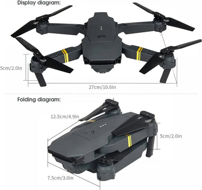 Professional-Grade 4K UHD Dual-Camera Folding FPV Drone