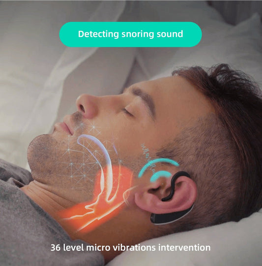 Advanced Anti - Snoring Solution with Smart Sleep Tracking Anti - Snoring Earset - The Vibe Haven