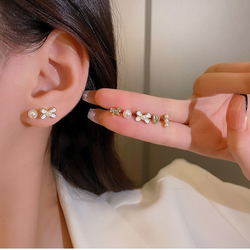 The Signature Stud Set: Six Styles for Effortless Sophistication Monday-Friday Earrings