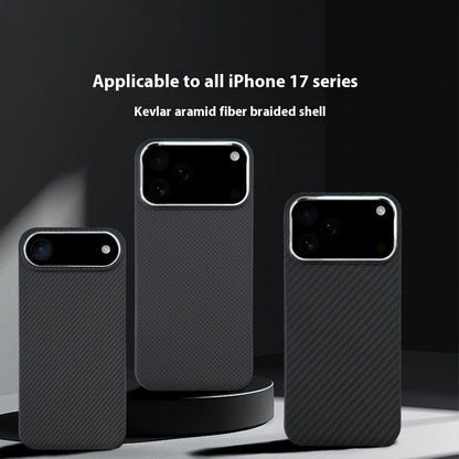 Premium Aramid Carbon Fiber Magnetic Phone Case For iPhone 17 Series