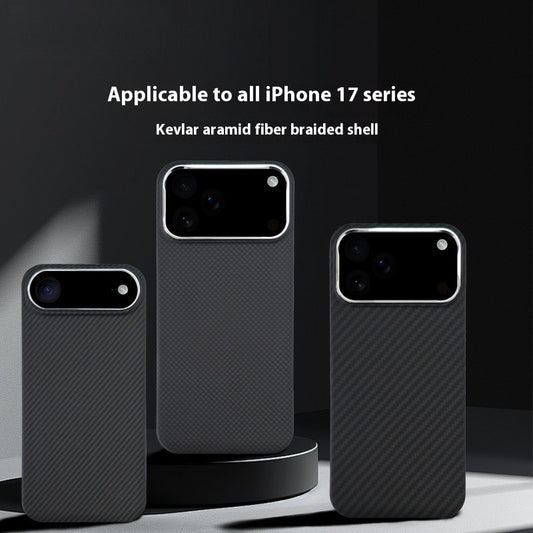 Premium Aramid Carbon Fiber Magnetic Phone Case For iPhone 17 Series