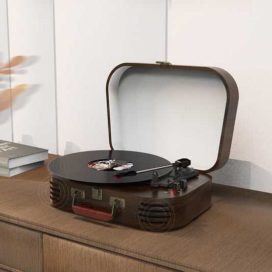 Premium Record Player A3 Belt-Drive Turntable with Integrated Stereo Speakers