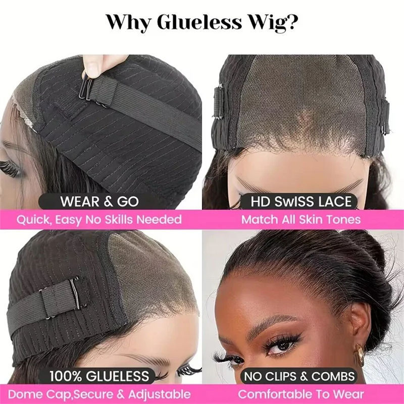 Luxurious 4x4 Transparent Lace Front Bob Wig | 100% Virgin Indian Human Hair | Glueless & Ready-to-Wear