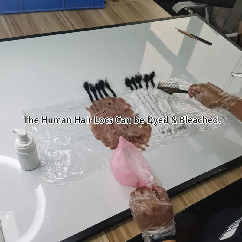 Premium Human Hair Loc Extensions: Customizable & Handcrafted