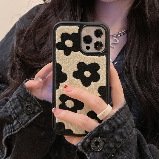 Premium Plush Flowers Phone Cases