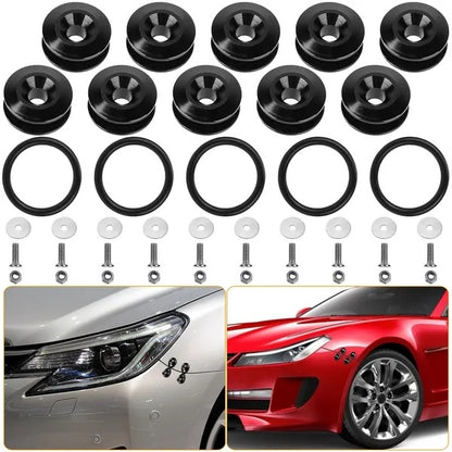 High-Performance 5-Set Aluminum Quick Release Fasteners for Vehicle Bumpers