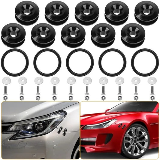 High-Performance 5-Set Aluminum Quick Release Fasteners for Vehicle Bumpers