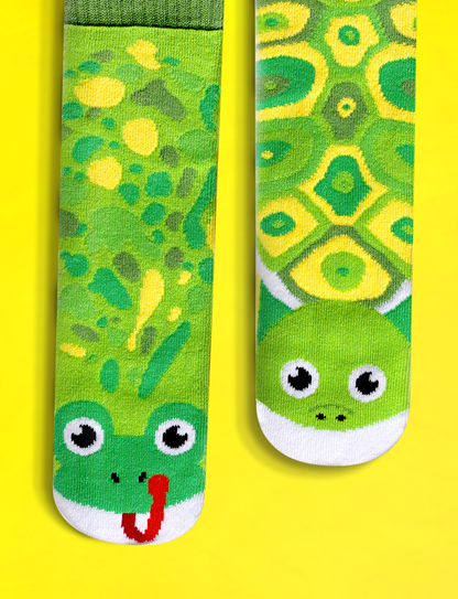 FROG & TURTLE MOM AND ME SOCK SET