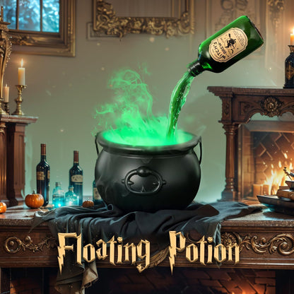 Halloween Black Wizard Bowl Magic Float Bottle And Diffuser Indoor Home Bar Magic Party Horror Ghost Props Halloween Decoration - The Vibe Haven