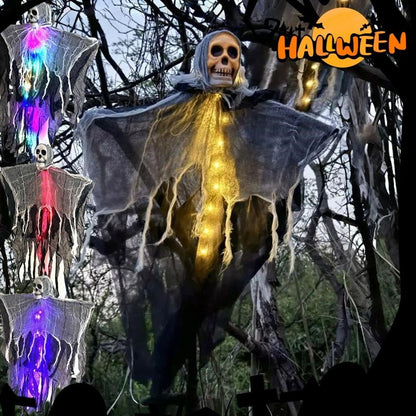 Halloween Decorations Horror Hanging Ghost Skull Skeleton Prop Perfect For Home Outdoor Yard Party Supplies Festival Decorations - The Vibe Haven