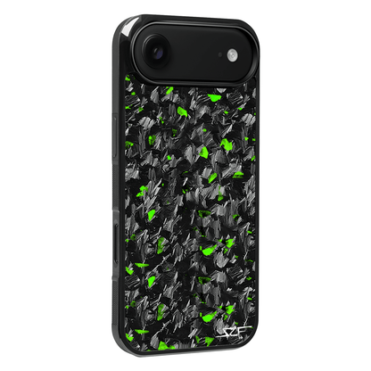 iPhone | Green Flake Real Forged Carbon Fiber Phone Case | CLASSIC Series - The Vibe Haven