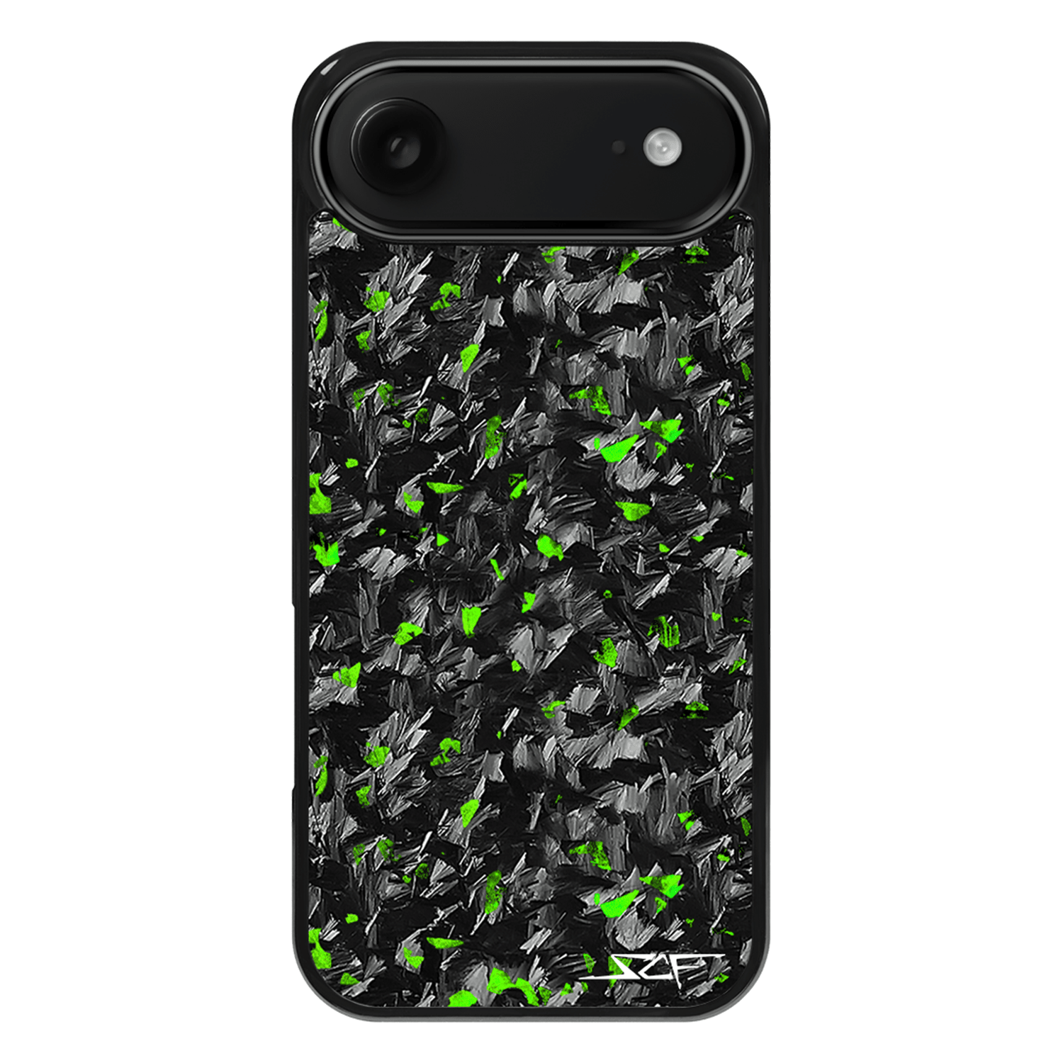 iPhone | Green Flake Real Forged Carbon Fiber Phone Case | CLASSIC Series - The Vibe Haven