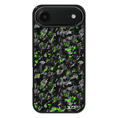 iPhone | Green Flake Real Forged Carbon Fiber Phone Case | CLASSIC Series - The Vibe Haven