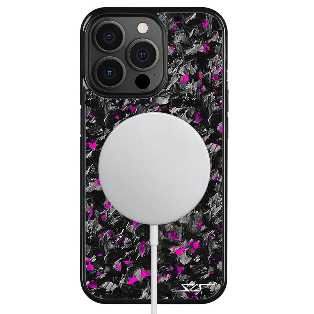 iPhone | Purple Flake Real Forged Carbon Fiber Phone Case | CLASSIC Series - The Vibe Haven
