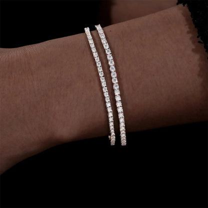 Lévêque Tennis Diamond Bracelet 2mm - The Vibe Haven