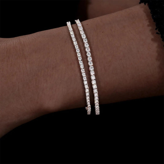 Lévêque Tennis Diamond Bracelet 2mm - The Vibe Haven
